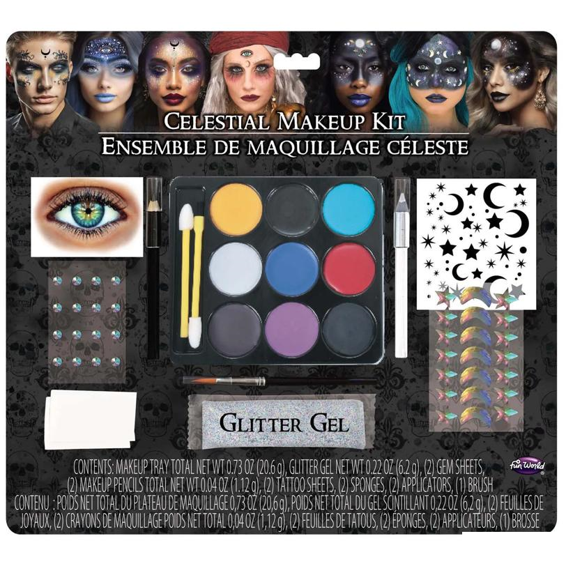 9-Color Celestial Theme Makeup Kit Costume Accessory