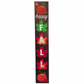 4 Ft. Leaves & Pumpkins Happy Fall Wood Porch Sign Outdoor Decoration