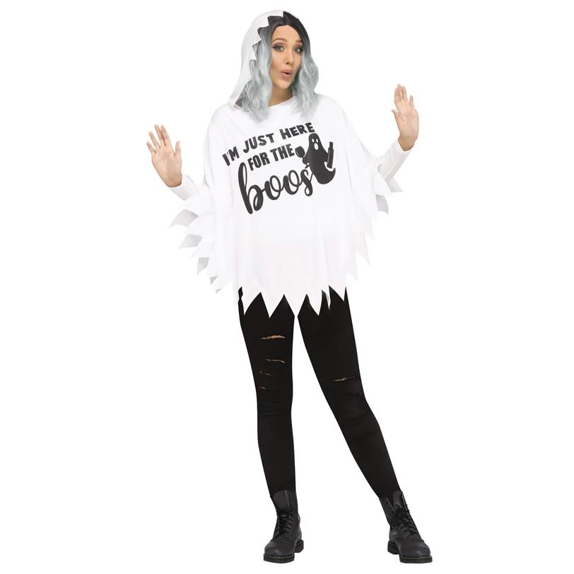 "Here For The Boos Only" Poncho Costume