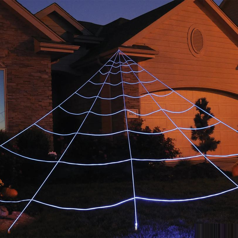 Spider Yard Web Light-Up 210 LED 24 inches