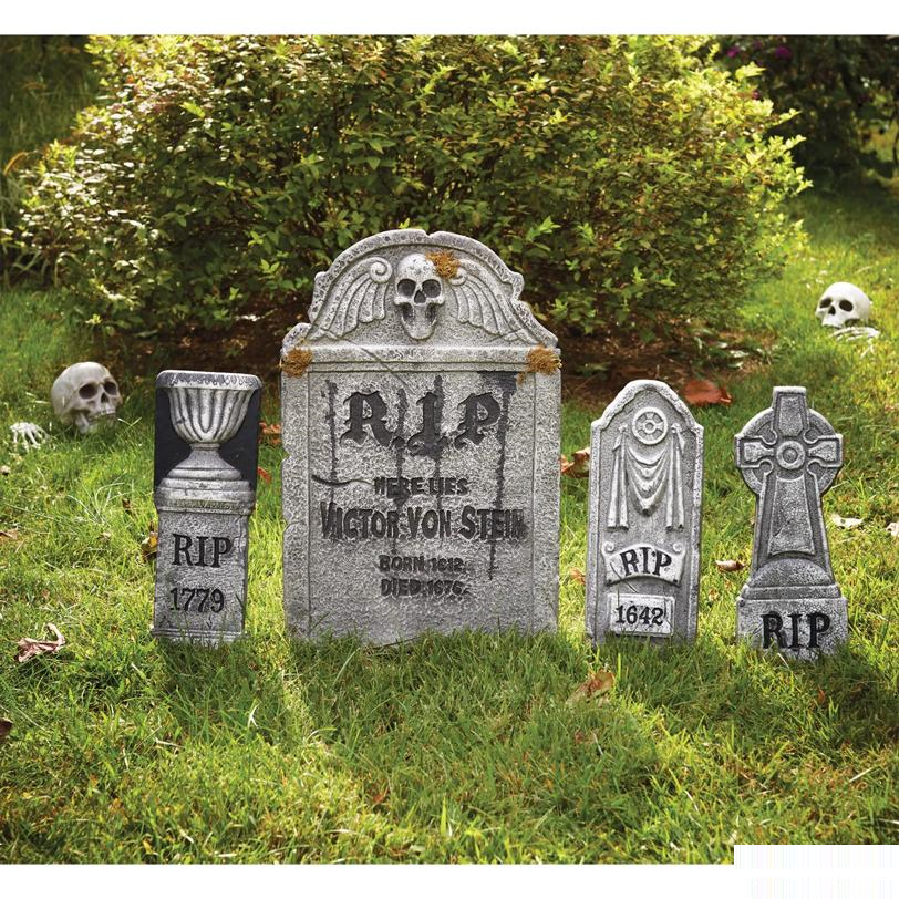 Foam Tombstone - 4 Piece Set