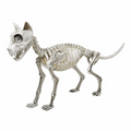 20" Articulated Skele-Cat Halloween Decoration