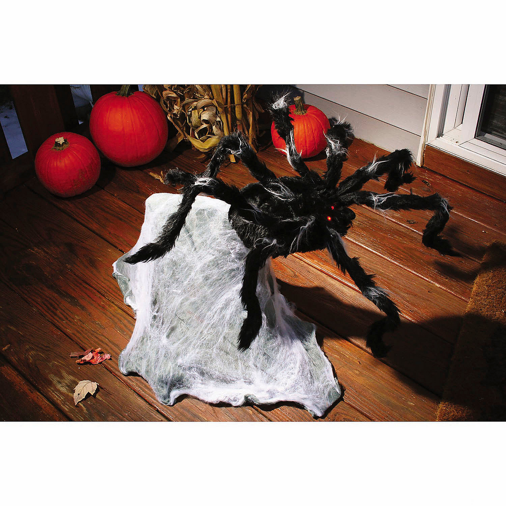 36" Animated Giant Jumping Spider Halloween Decoration