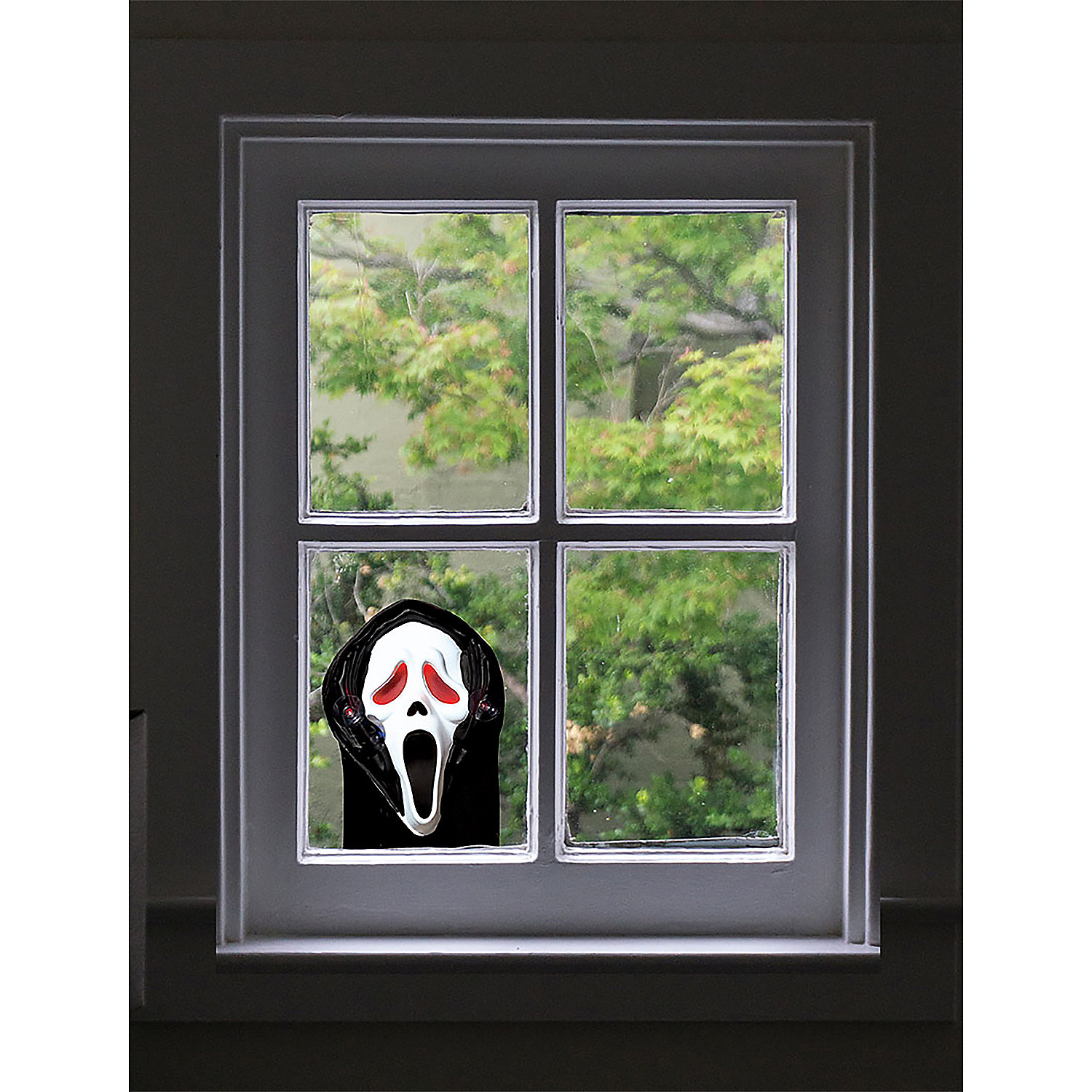 Window Peeper Light-Up Ghost Face