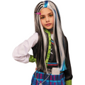 Kids Monster High Frankie Stein Multicolor Full-Length Wig