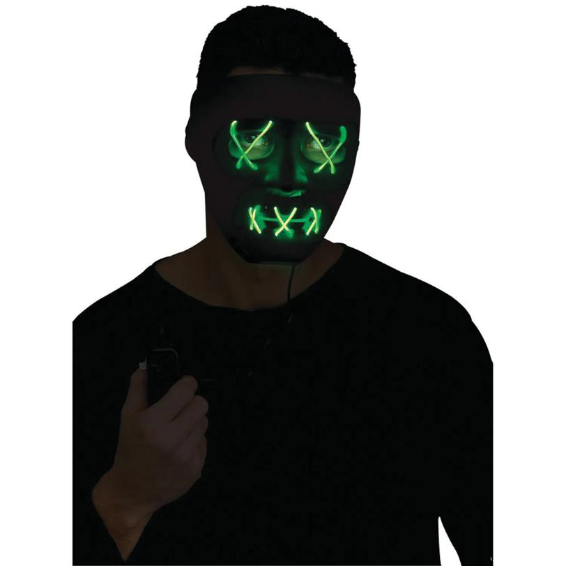GREEN STRING ILLUMO MASK