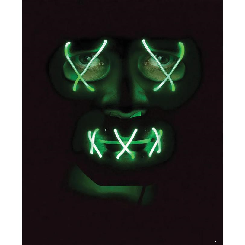 GREEN STRING ILLUMO MASK