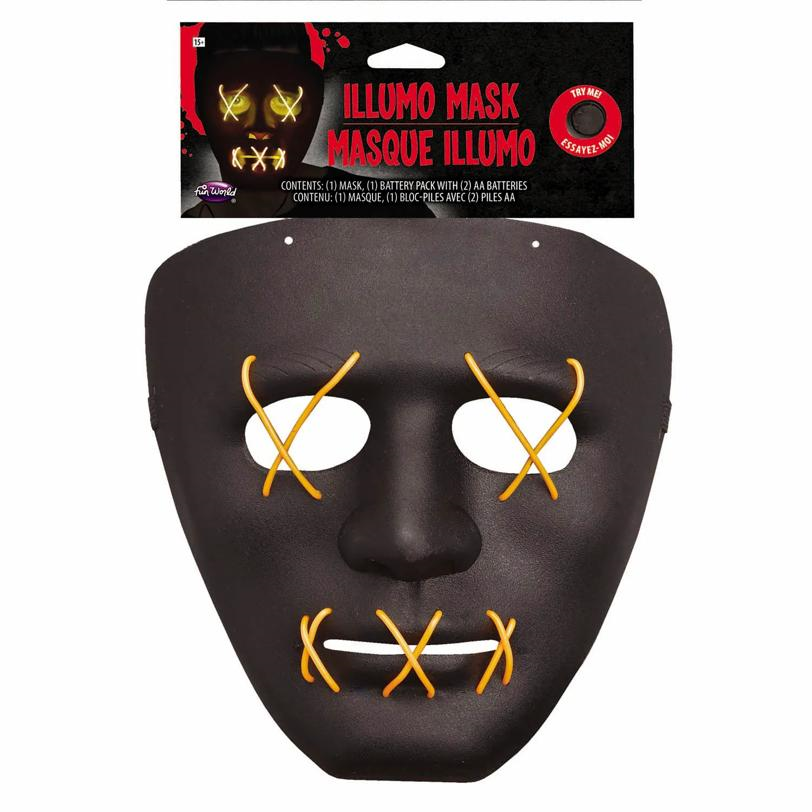 Adults Light-Up Illumo String Full Mask - One Size