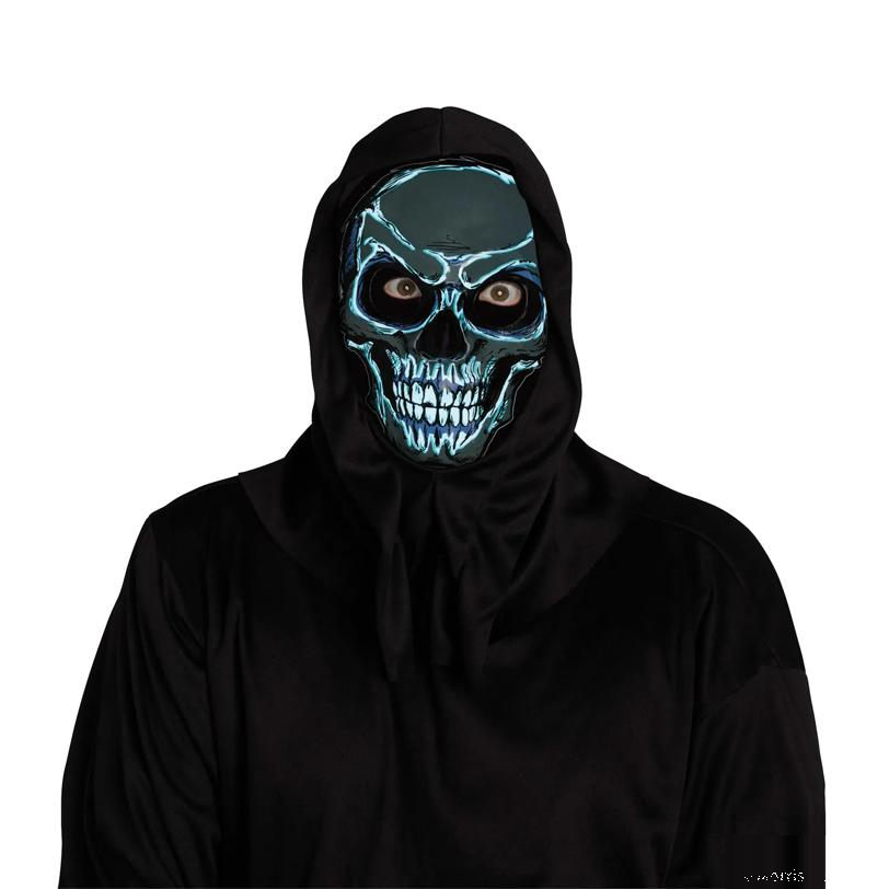 Adult Skull Reaper Electro Mask