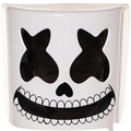 Kids Marshmello Skeleton Plastic Half Mask - One Size