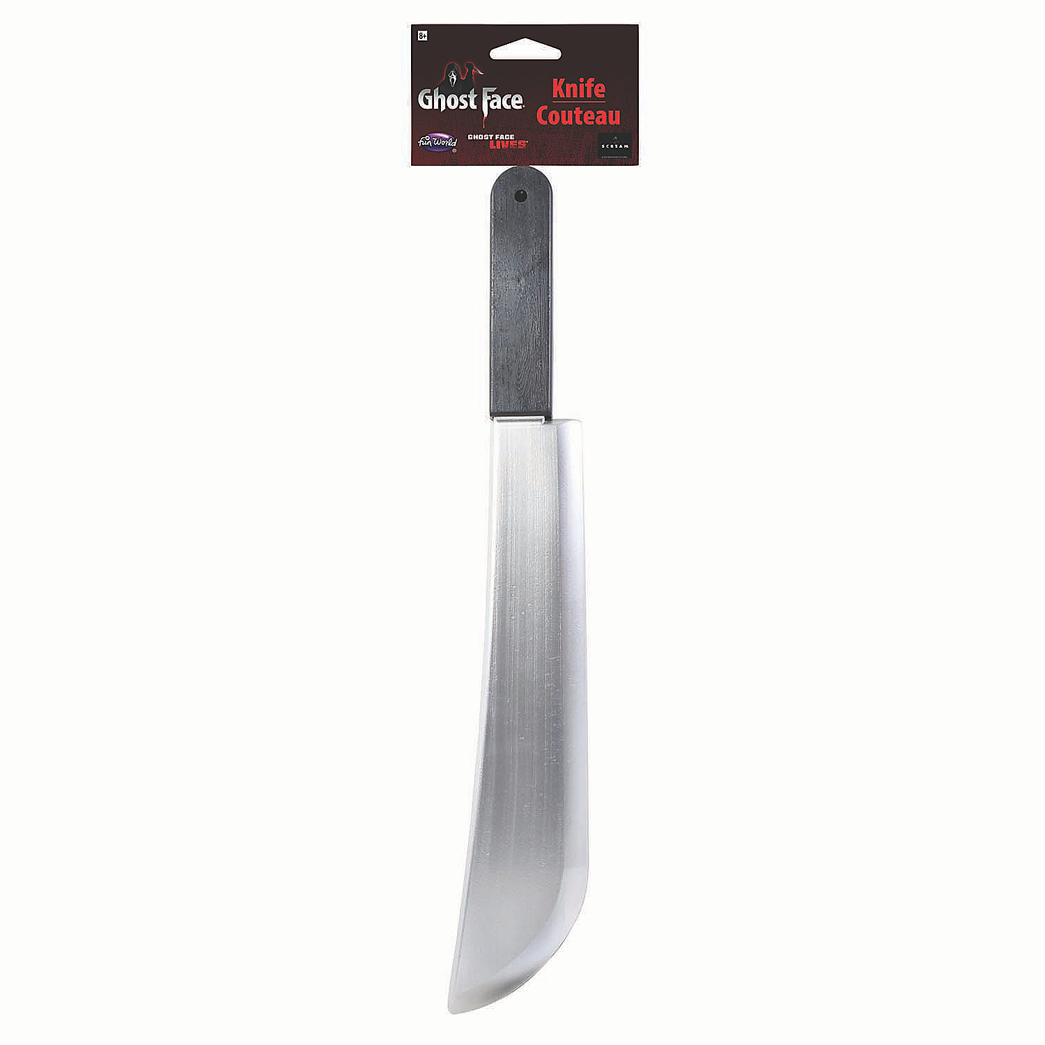 21" Ghost Face Black & Silver Machete Costume Accessory