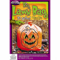 36" x 48" Orange Pumpkin Face Lawn Bag Halloween Decoration