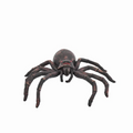 12 Black Latex Tarantula Spider Halloween Decoration