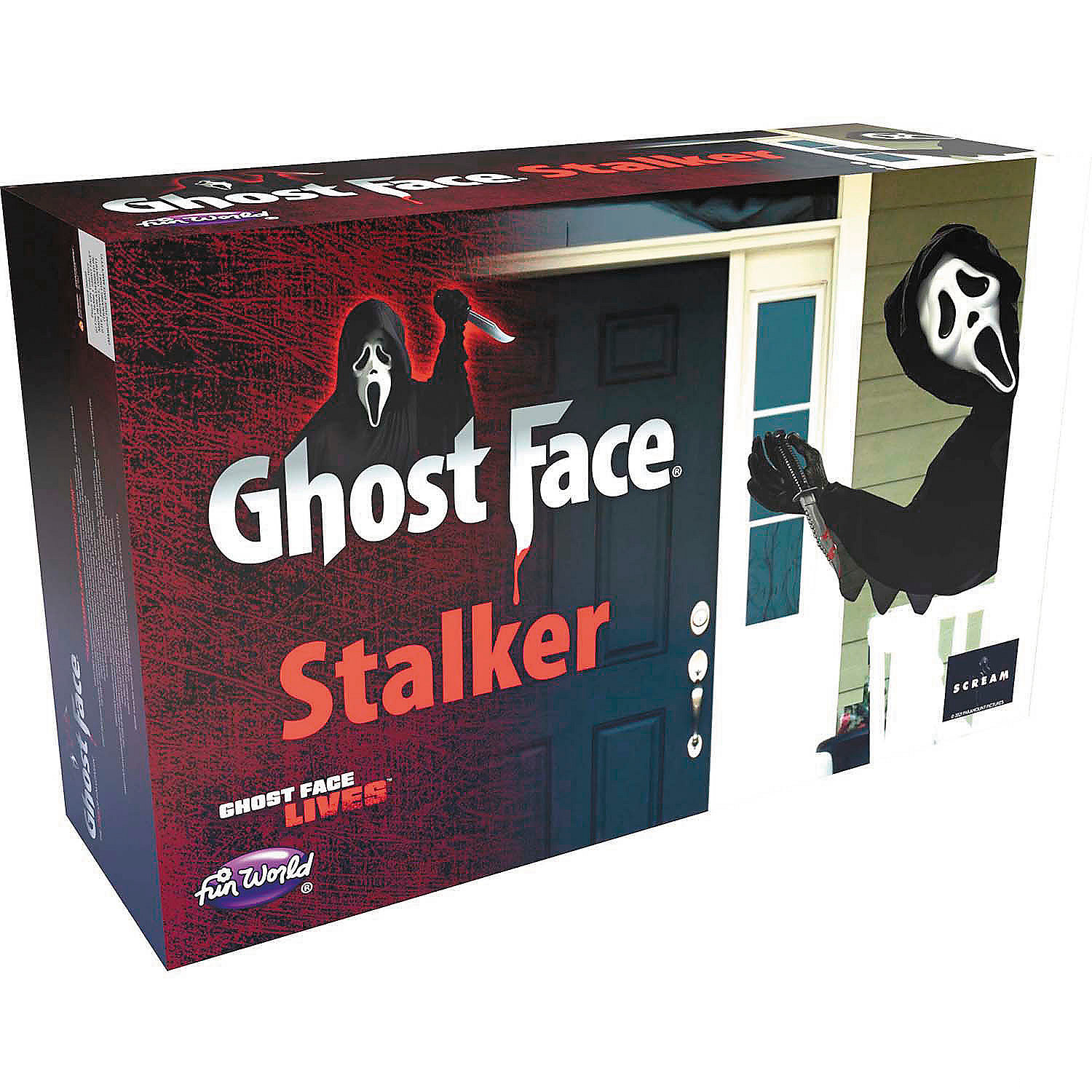 Ghost Face Tree Stalker Halloween Outdoor Decoration