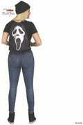 16 1/2" ScreamT Ghost Face Drawstring Backpack Accessory