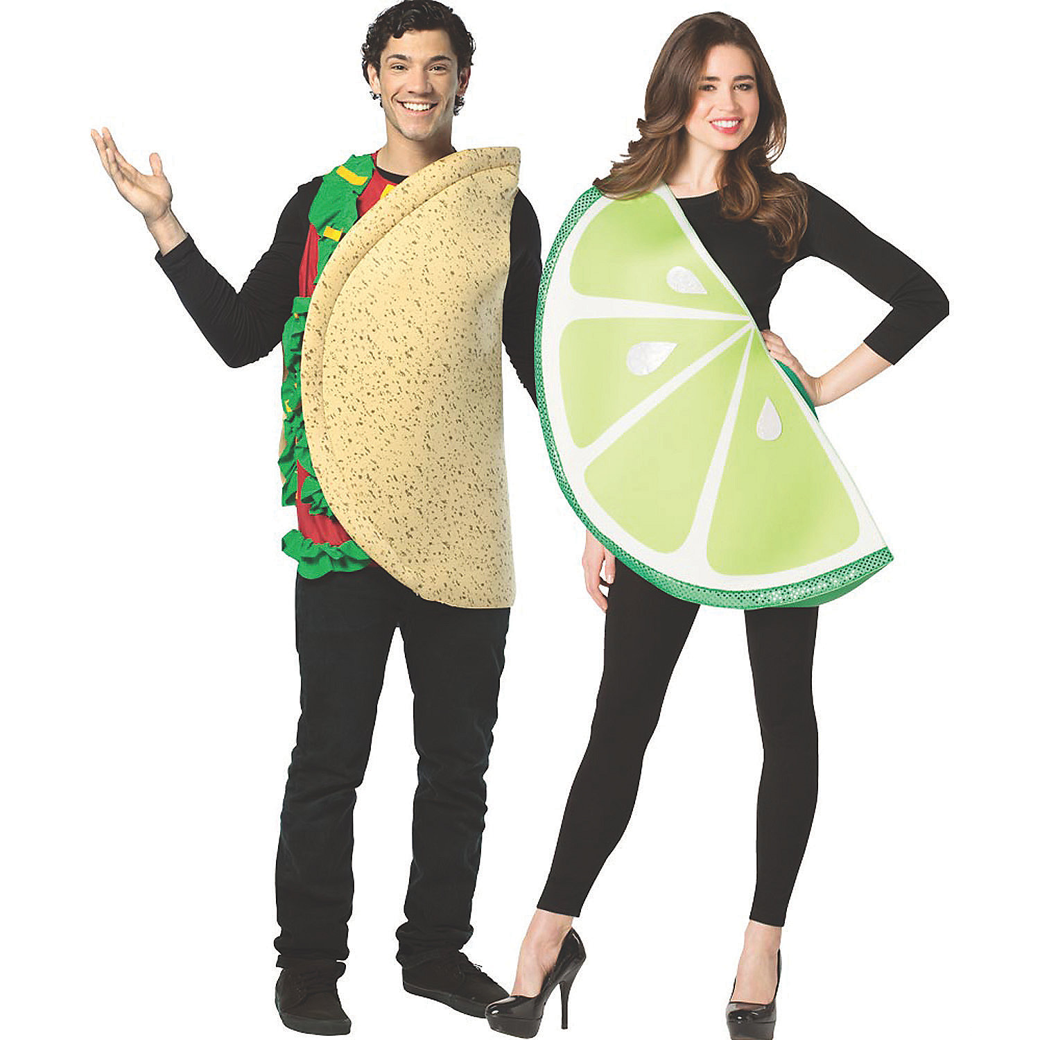 Lw Taco And Lime Slice Couple Costume