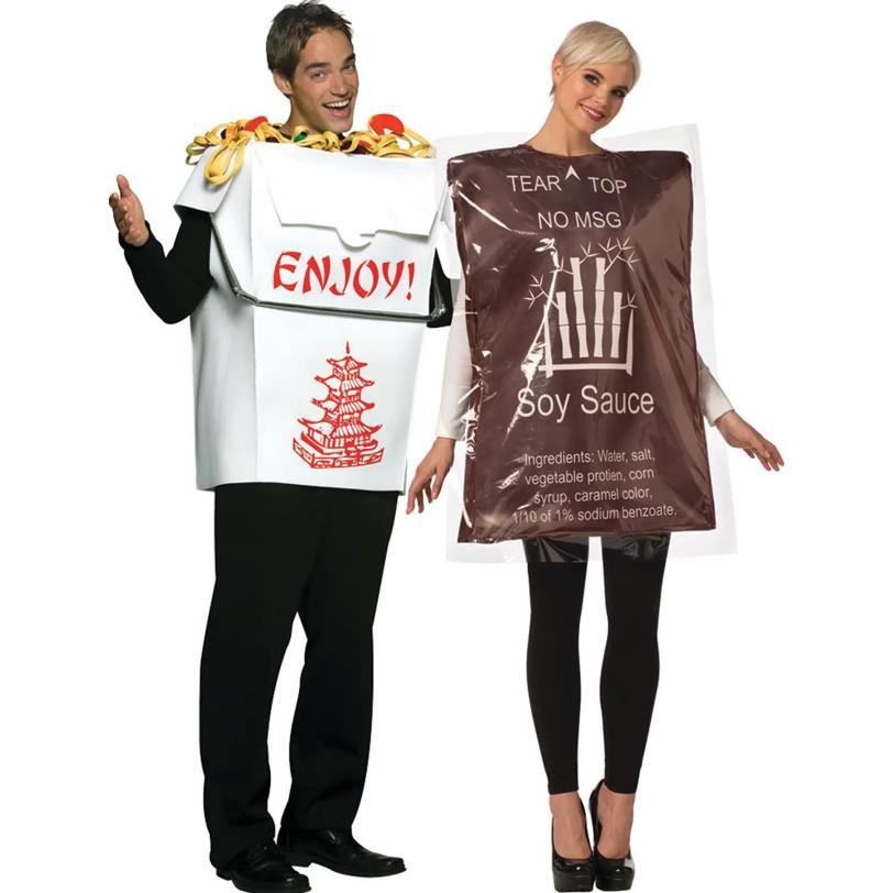 Chinese Take O Soy Sauce Coupl Costume
