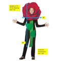 Red Rose Flower Adult Costume