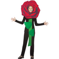 Red Rose Flower Child Costume