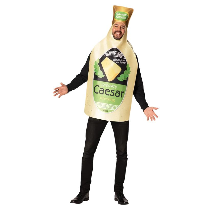 Caesar Dressing Bottle Adult Costume