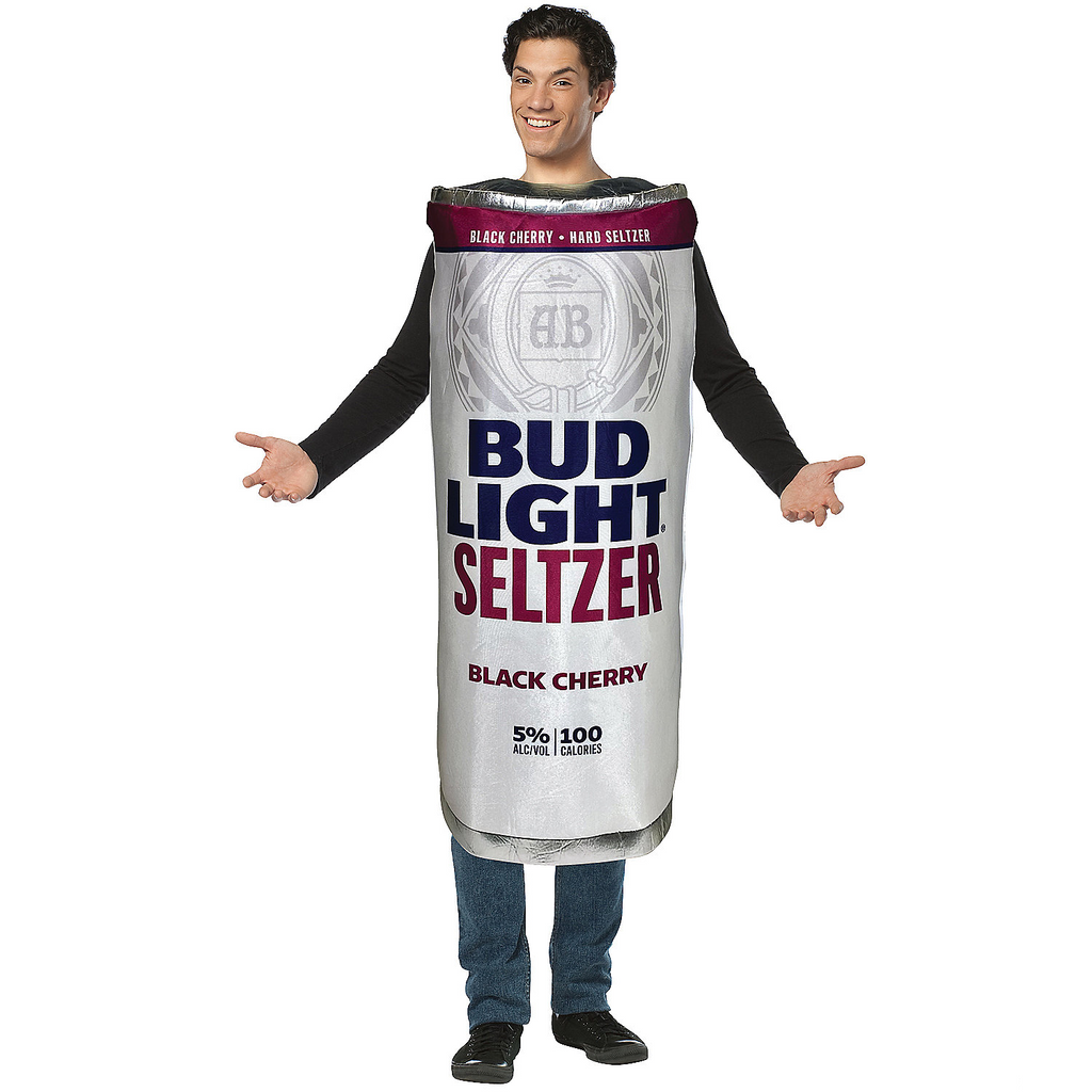 Bud Light Black Cherry Seltzer Adult Cotume Costume