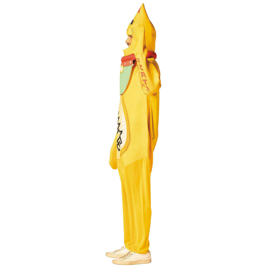 Adults Gold Lucky Cat Jumpsuit Costume