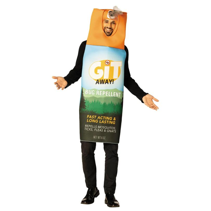 Adults Git Away! Bug Repellent Tunic Costume