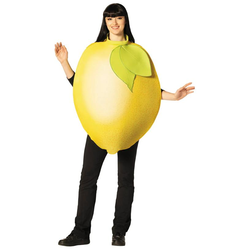 Adults Yellow Lemon Tunic Costume