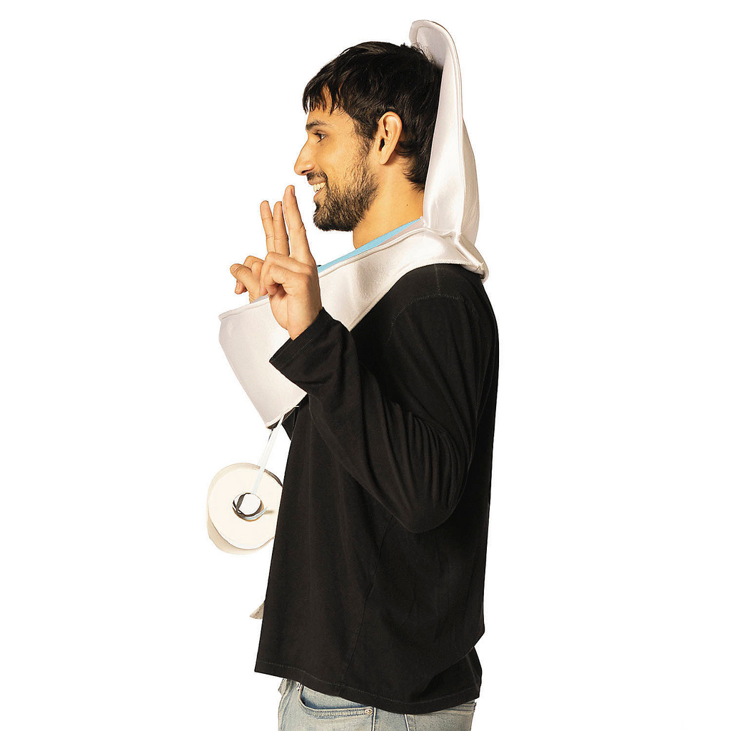 Adults Toilet Headpiece Costume