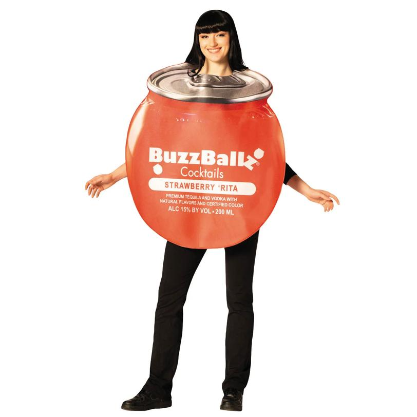 Adults Buzzballz Strawberry 'Rita Tunic Costume