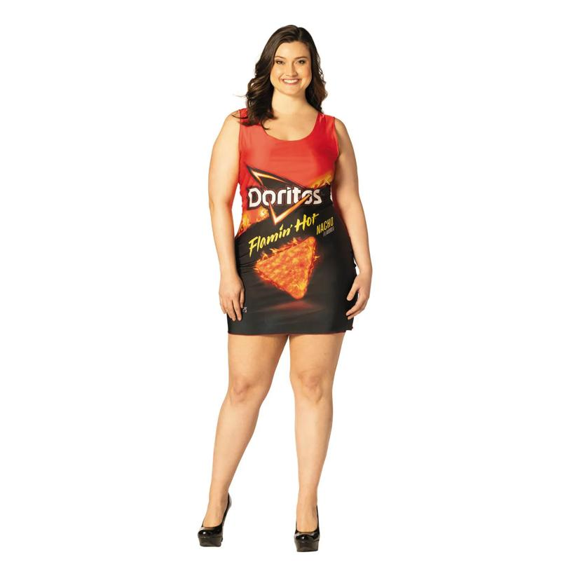 Adults Doritos Flamin' Hot Bag Dress Costume