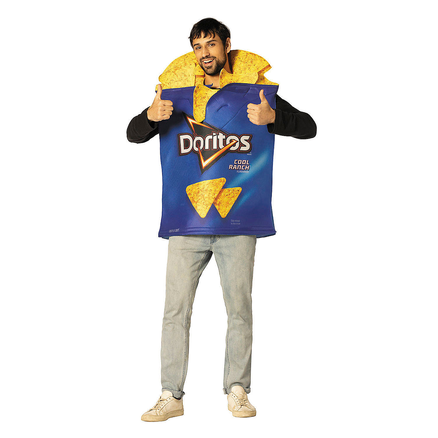 Adults Doritos Cool Ranch Bag with Chips Tunic Costume