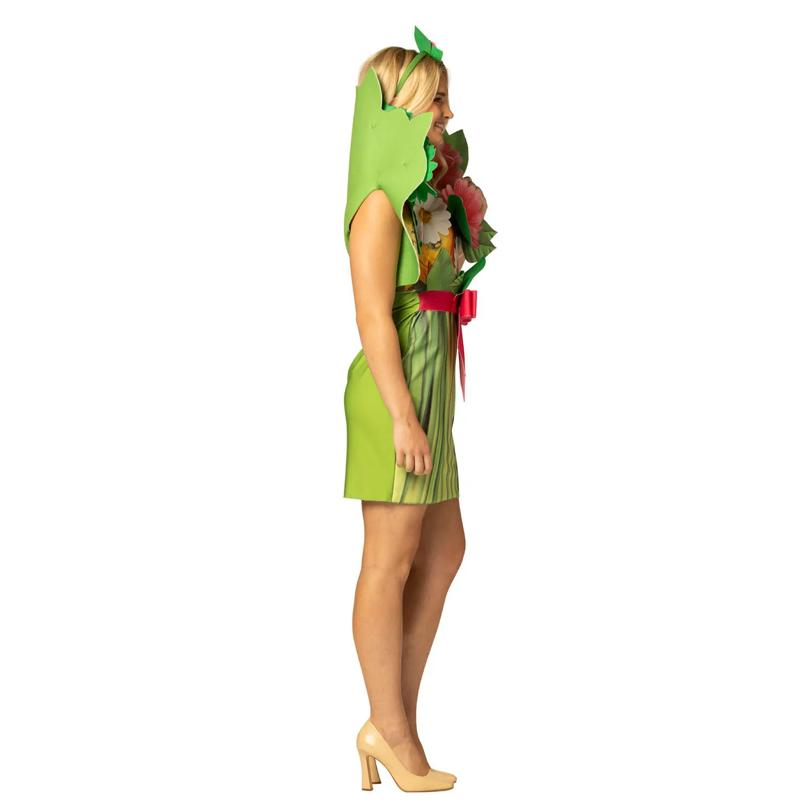 Women's Floral Bouquet Dress Costume