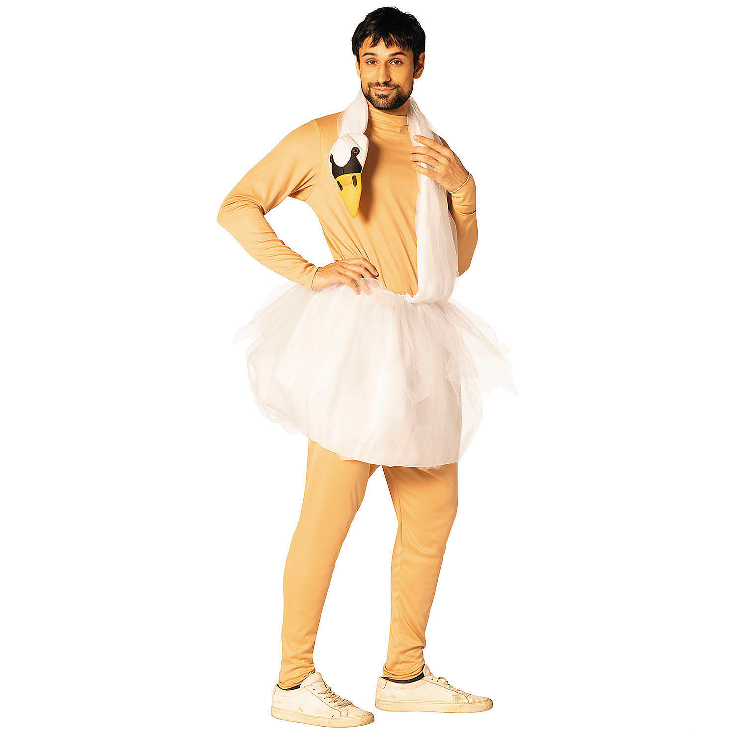 Adults White Swan Foam Costume