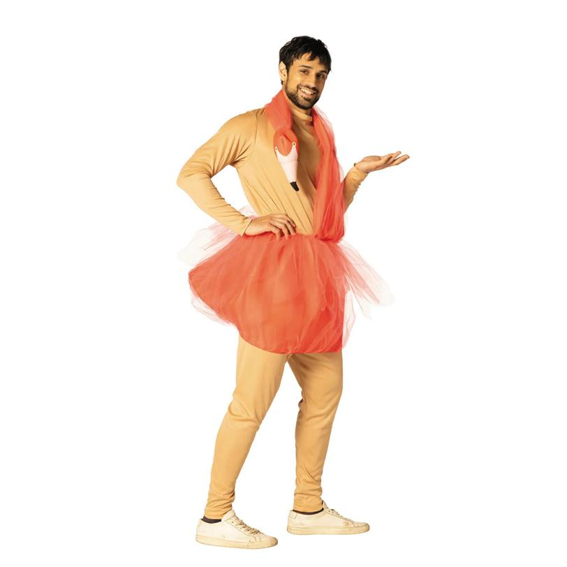 Adults Pink Flamingo Foam Costume