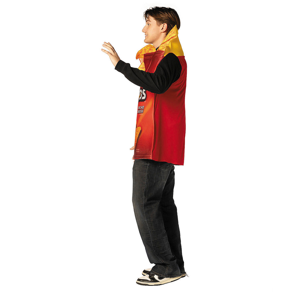 Adults Doritos Nacho Cheese Bag with Chips Tunic Costume