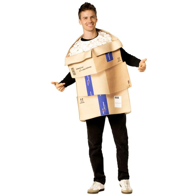 Adults Amazin' Packages Pileup Tunic Costume