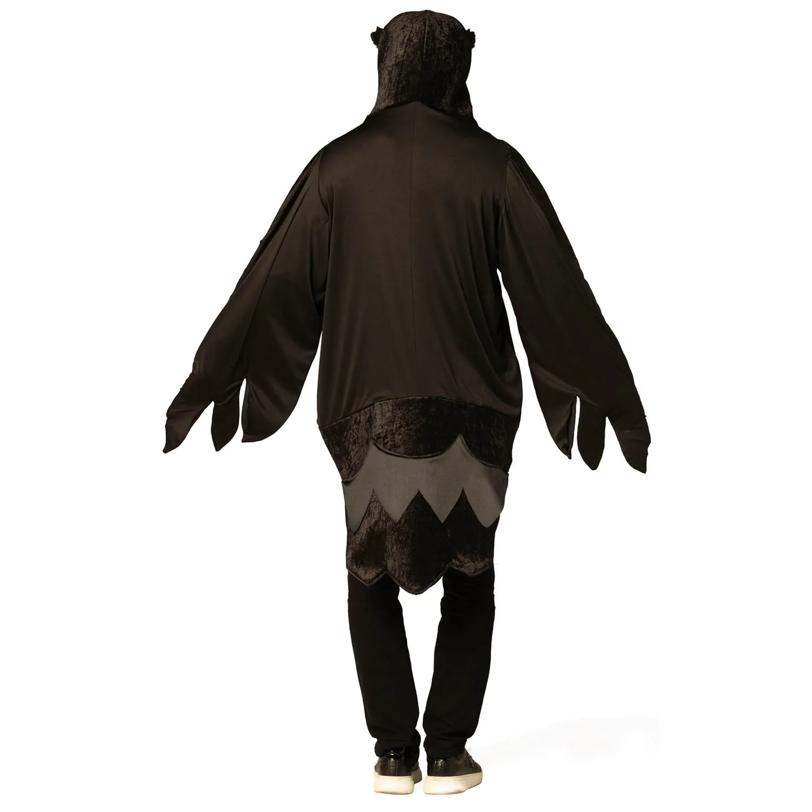 Adults Black Raven Long-Sleeved Tunic Costume