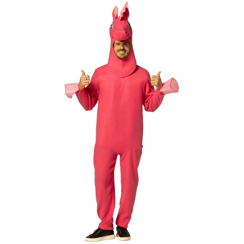 Adults Pink Pony Long-Sleeved Tunic Costume