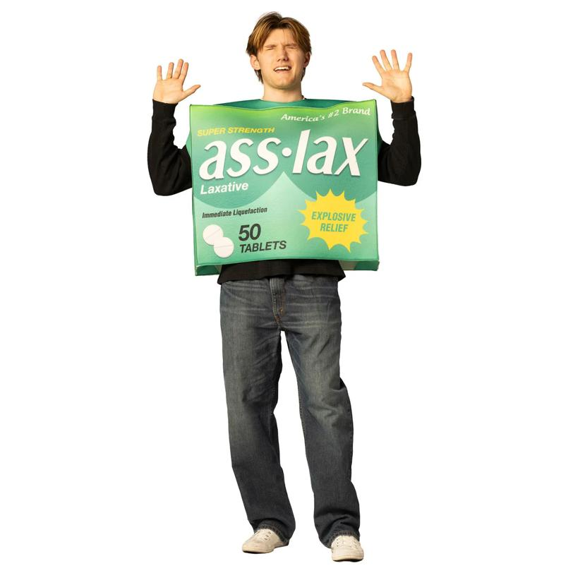 Adults Laxative Package Tunic Costume