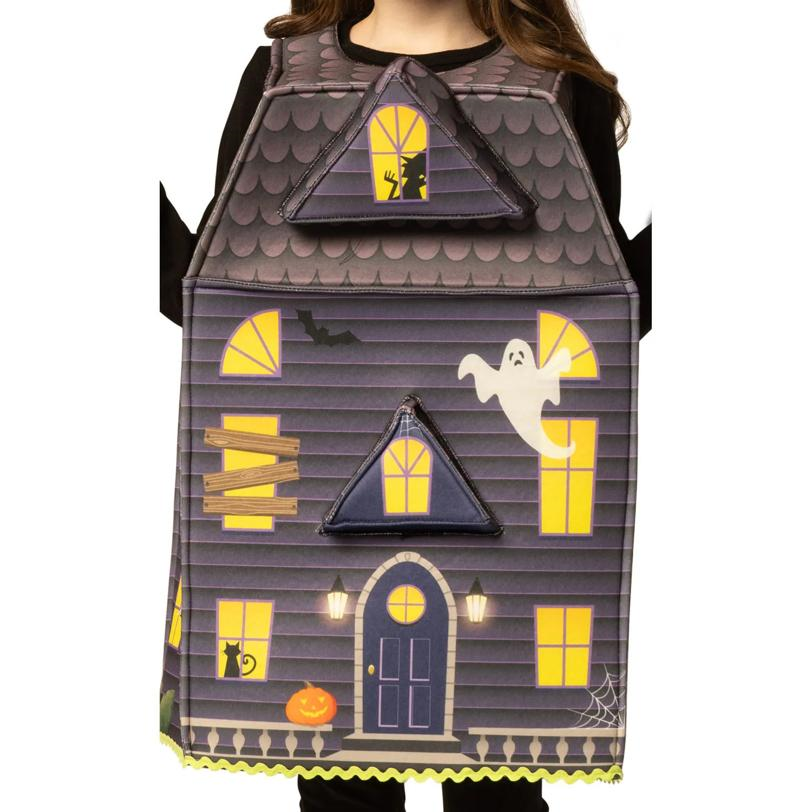 Kids Haunted House Sleeveless Tunic Costume
