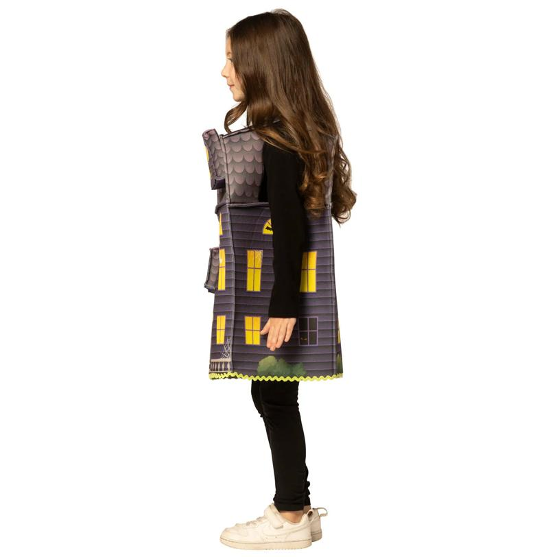 Kids Haunted House Sleeveless Tunic Costume