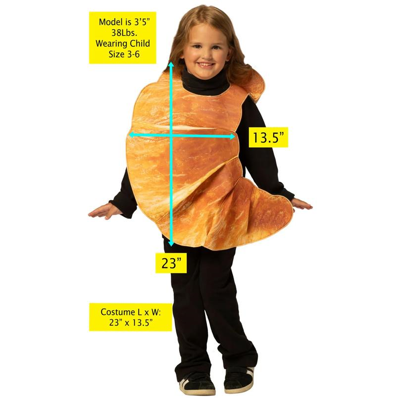 Kids Croissant-Shaped Foam Tunic Costume