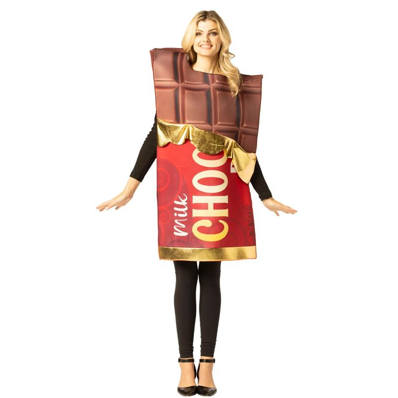 Adults Milk Chocolate Bar Tunic Costume