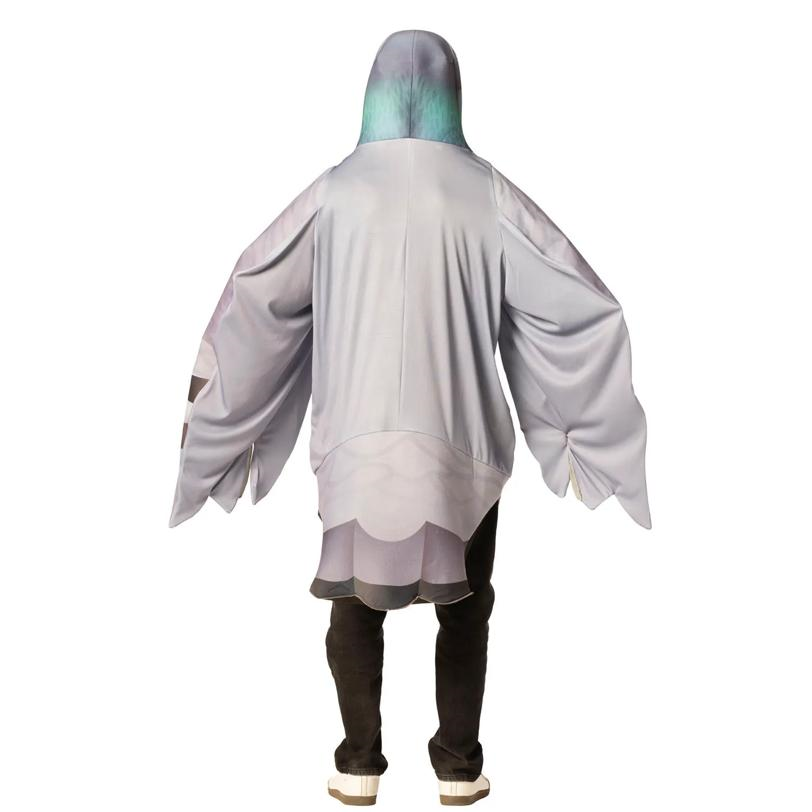 Adults Gray Pigeon Long-Sleeved Tunic Costume