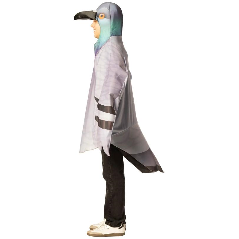 Adults Gray Pigeon Long-Sleeved Tunic Costume
