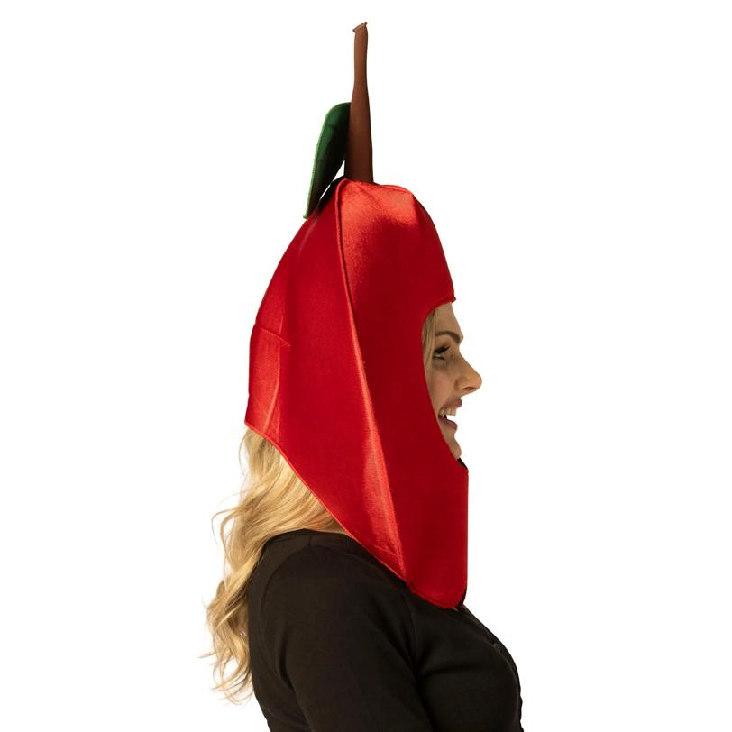Adults Red Apple Headpiece Costume Accessory