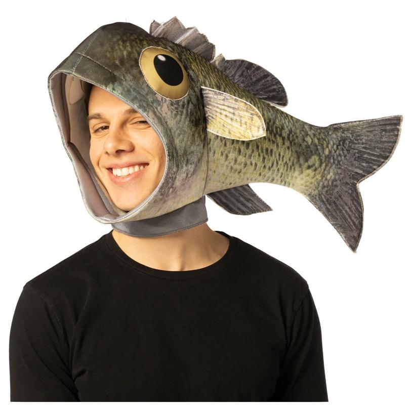 Adults Sea Bass Fish Hat Costume Accessory