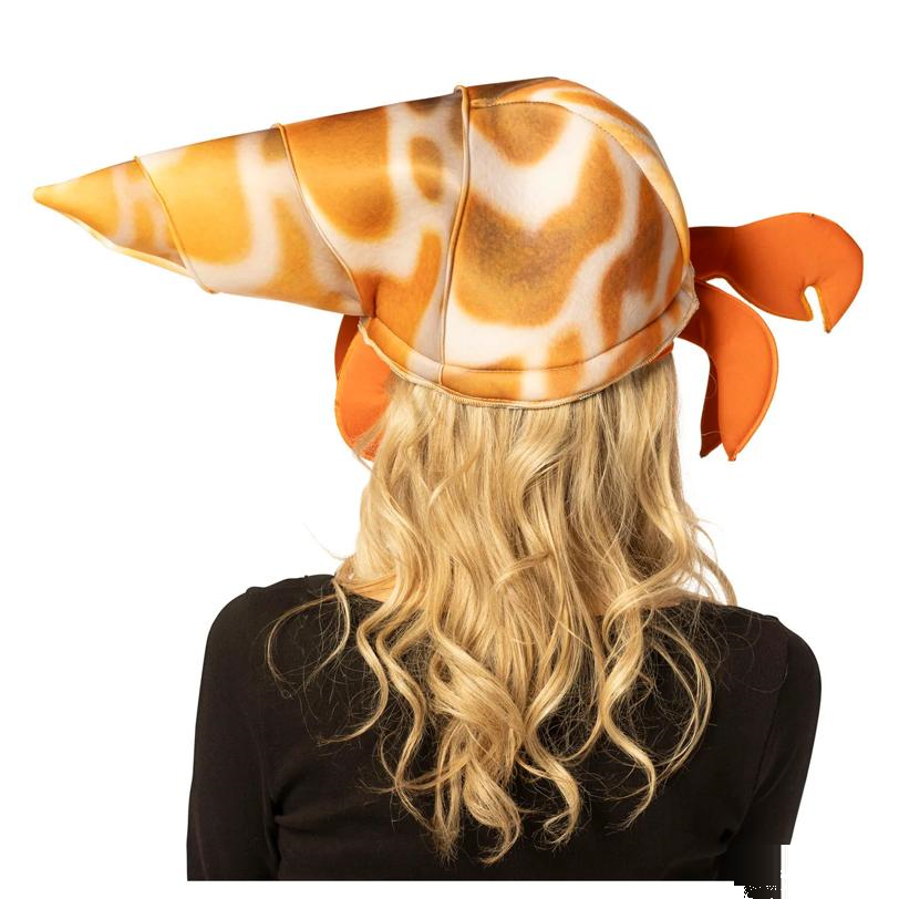 Adults Red Hermit Crab Hat Costume Accessory