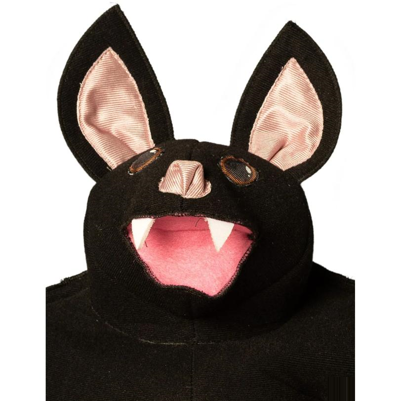 Adults Smiling Black Bat Hat with Wings Costume Accessory